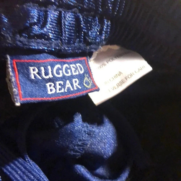 RUGGED BEAR EUC BOYS BASKETBALL SHORTS BOTTOMS BLUE FALL SUMMER CASUAL SIZE 10 - Picture 2 of 4